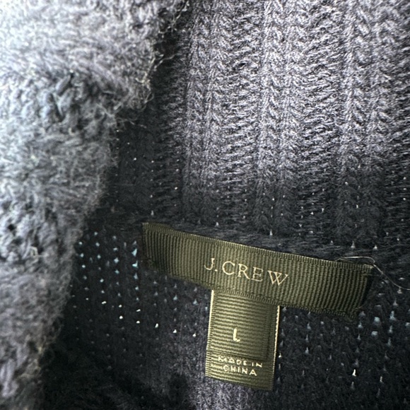 J Crew large blue sweater - Picture 3 of 3